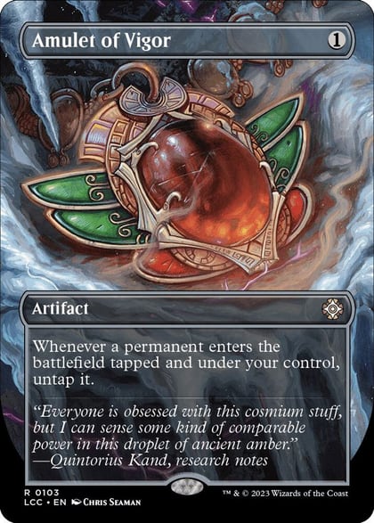 Amulet of Vigor (Borderless), Commander: The Lost Caverns of Ixalan 103
