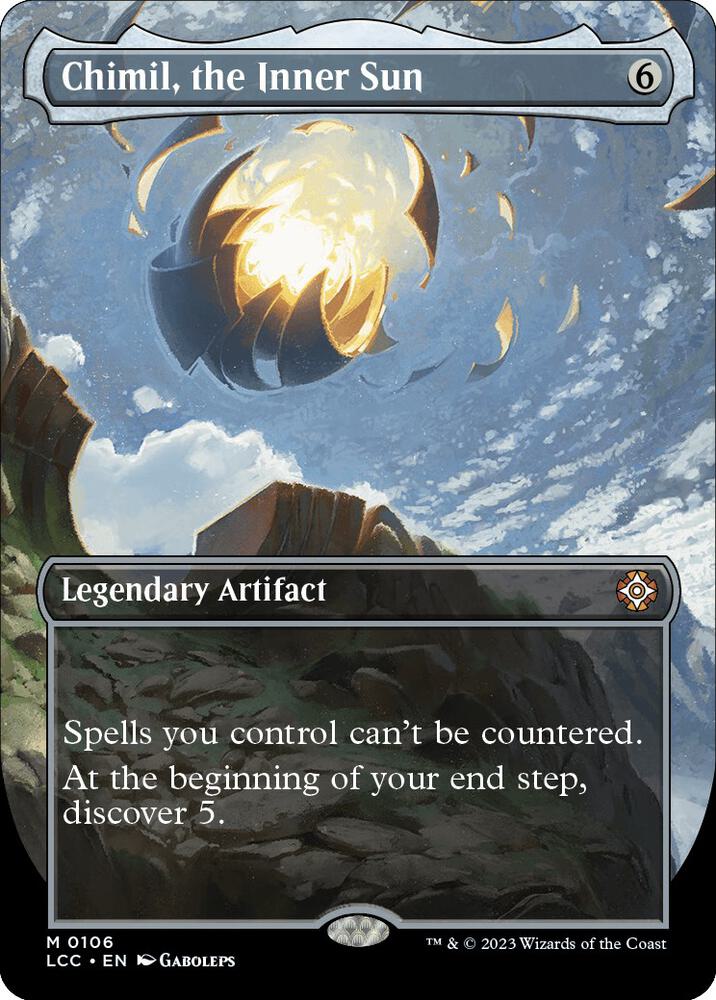 Chimil, the Inner Sun (Borderless), Commander: The Lost Caverns of Ixalan 106