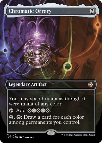 Chromatic Orrery (Borderless), Commander: The Lost Caverns of Ixalan 107