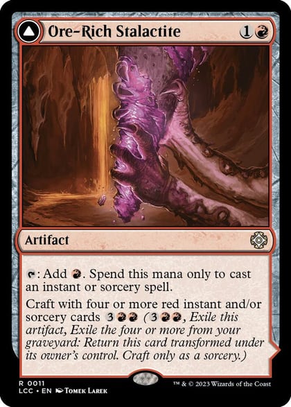 Ore-Rich Stalactite, Commander: The Lost Caverns of Ixalan 11