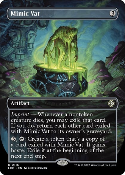 Mimic Vat (Borderless), Commander: The Lost Caverns of Ixalan 115