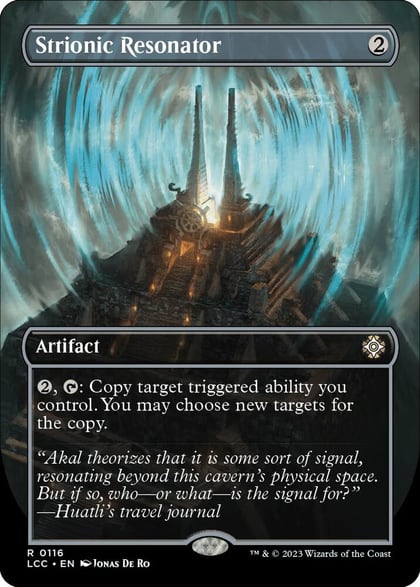 Strionic Resonator (Borderless), Commander: The Lost Caverns of Ixalan 116