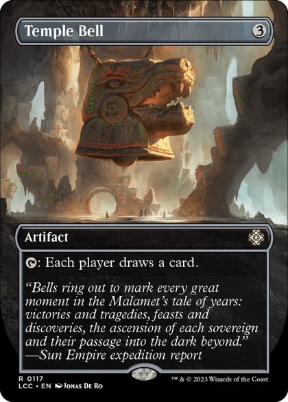 Temple Bell (Borderless), Commander: The Lost Caverns of Ixalan 117