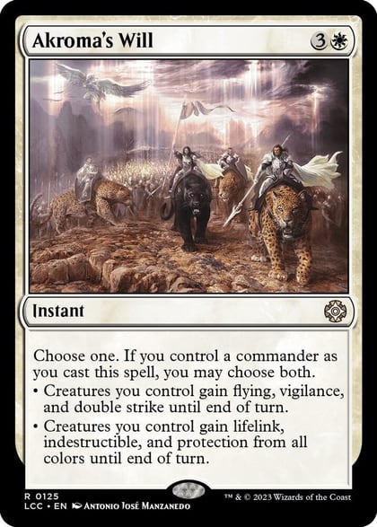 Akroma's Will, Commander: The Lost Caverns of Ixalan 125