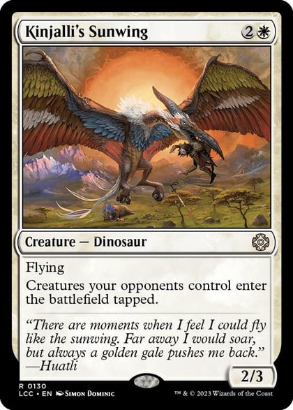 Kinjalli's Sunwing, Commander: The Lost Caverns of Ixalan 130