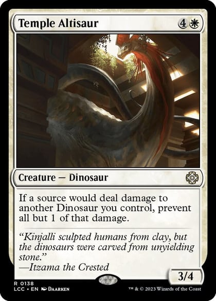 Temple Altisaur, Commander: The Lost Caverns of Ixalan 138