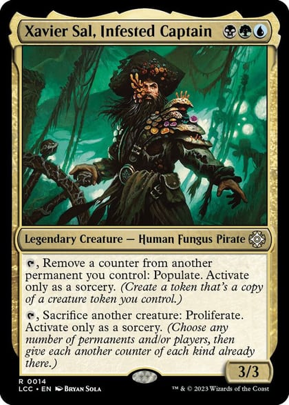 Xavier Sal, Infested Captain, Commander: The Lost Caverns of Ixalan 14