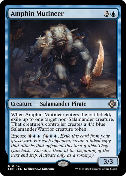 Amphin Mutineer, Commander: The Lost Caverns of Ixalan 143
