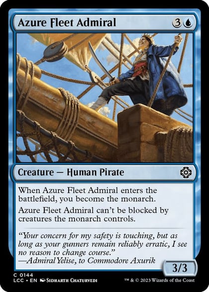 Azure Fleet Admiral, Commander: The Lost Caverns of Ixalan 144