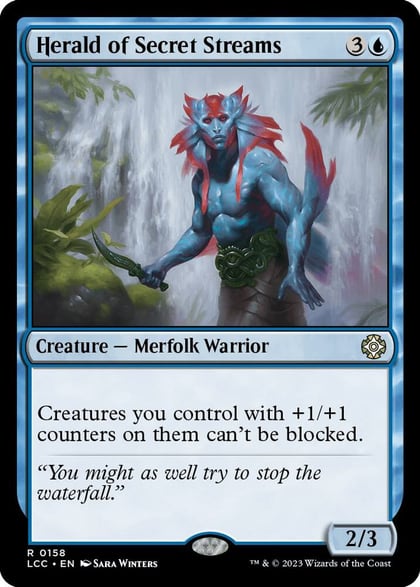 Herald of Secret Streams, Commander: The Lost Caverns of Ixalan 158