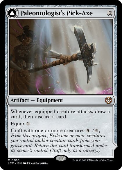 Paleontologist's Pick-Axe, Commander: The Lost Caverns of Ixalan 16