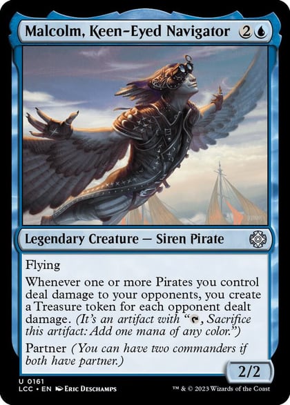 Malcolm, Keen-Eyed Navigator, Commander: The Lost Caverns of Ixalan 161