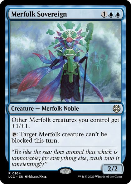 Merfolk Sovereign, Commander: The Lost Caverns of Ixalan 164