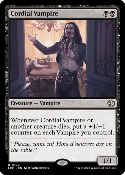 Cordial Vampire, Commander: The Lost Caverns of Ixalan 189