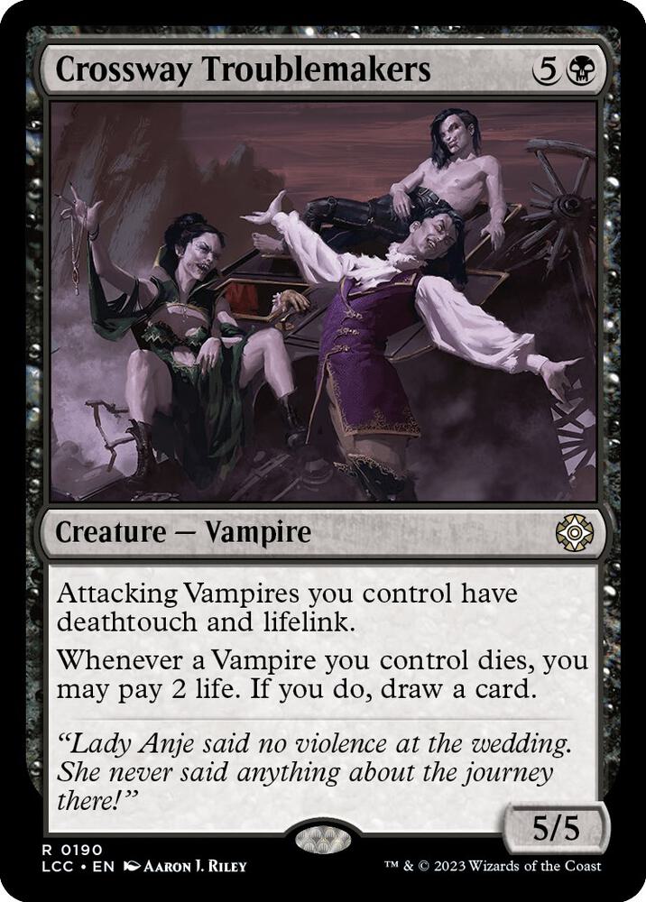Crossway Troublemakers, Commander: The Lost Caverns of Ixalan 190