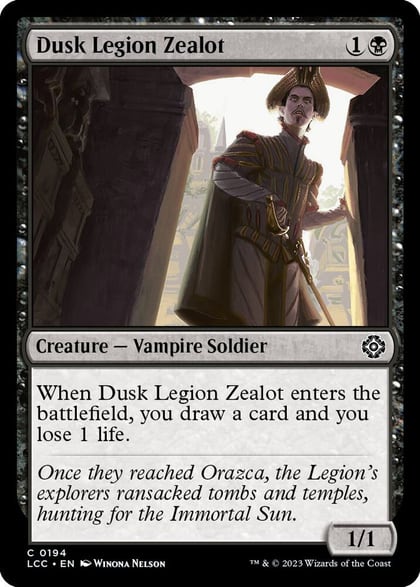 Dusk Legion Zealot, Commander: The Lost Caverns of Ixalan 194