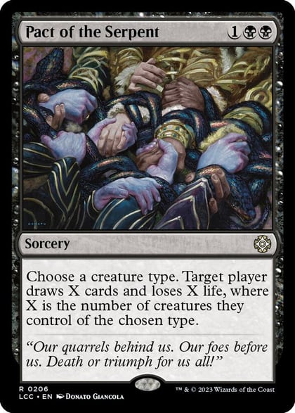 Pact of the Serpent, Commander: The Lost Caverns of Ixalan 206