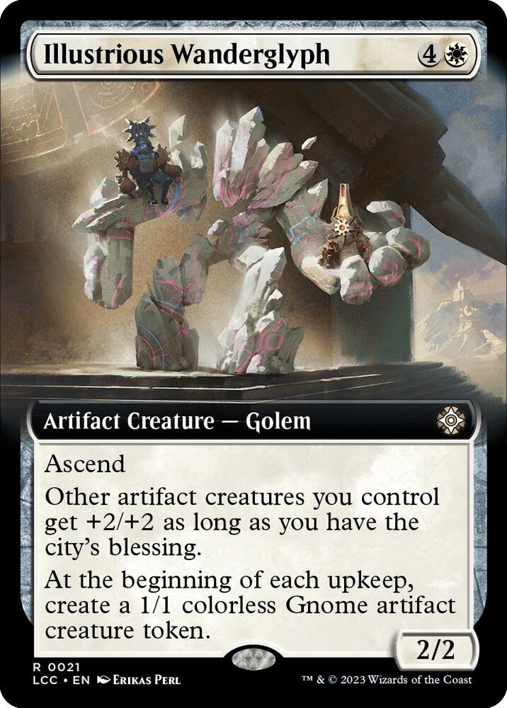 Illustrious Wanderglyph (Extended Art), Commander: The Lost Caverns of Ixalan 21