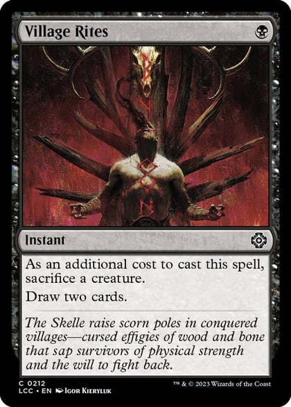 Village Rites, Commander: The Lost Caverns of Ixalan 212