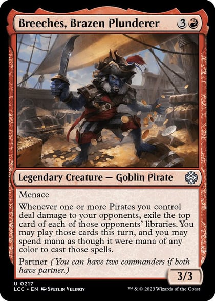 Breeches, Brazen Plunderer, Commander: The Lost Caverns of Ixalan 217