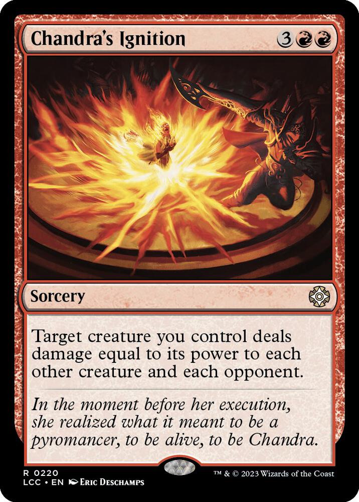 Chandra's Ignition, Commander: The Lost Caverns of Ixalan 220
