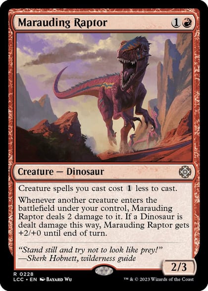 Marauding Raptor, Commander: The Lost Caverns of Ixalan 228