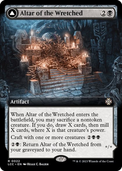 Altar of the Wretched (Extended Art), Commander: The Lost Caverns of Ixalan 22