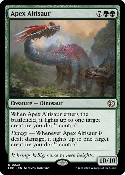 Apex Altisaur, Commander: The Lost Caverns of Ixalan 232