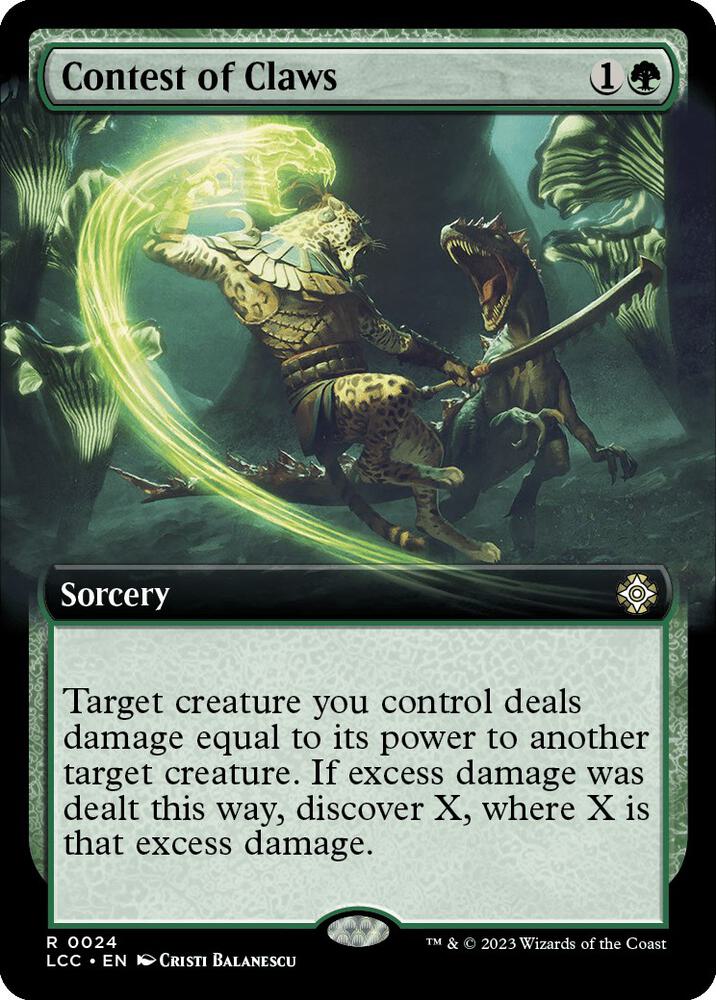 Contest of Claws (Extended Art), Commander: The Lost Caverns of Ixalan 24