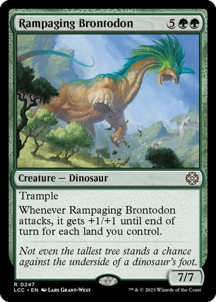Rampaging Brontodon, Commander: The Lost Caverns of Ixalan 247