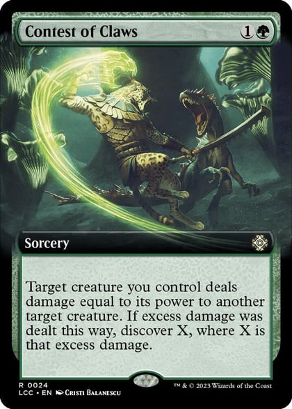 Contest of Claws (Extended Art), Commander: The Lost Caverns of Ixalan 24