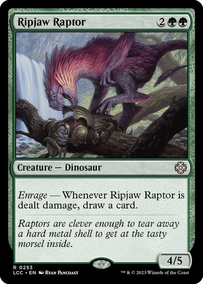 Ripjaw Raptor, Commander: The Lost Caverns of Ixalan 253