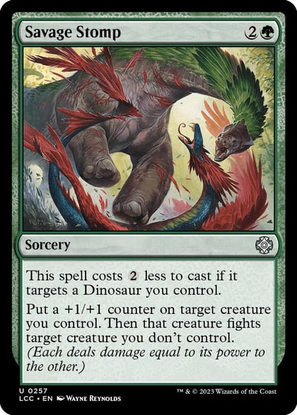 Savage Stomp, Commander: The Lost Caverns of Ixalan 257