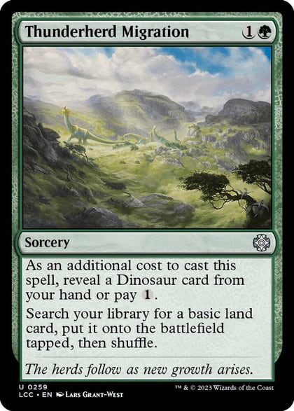 Thunderherd Migration, Commander: The Lost Caverns of Ixalan 259