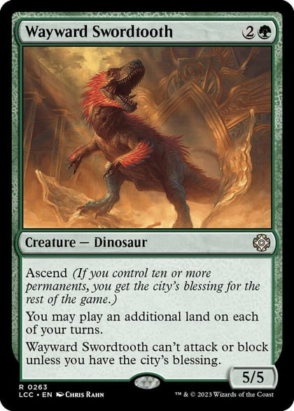 Wayward Swordtooth, Commander: The Lost Caverns of Ixalan 263