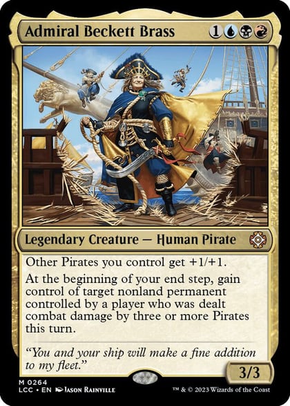 Admiral Beckett Brass, Commander: The Lost Caverns of Ixalan 264