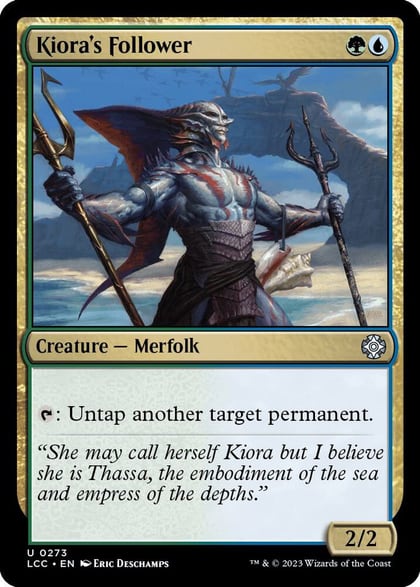 Kiora's Follower, Commander: The Lost Caverns of Ixalan 273