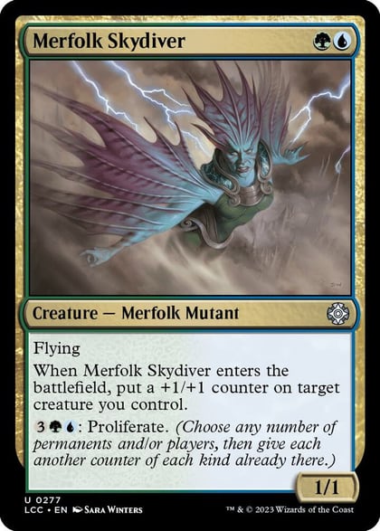 Merfolk Skydiver, Commander: The Lost Caverns of Ixalan 277