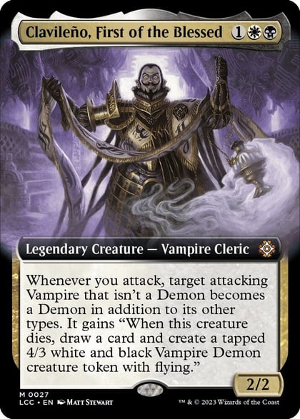 Clavileno, First of the Blessed (Extended Art), Commander: The Lost Caverns of Ixalan 27