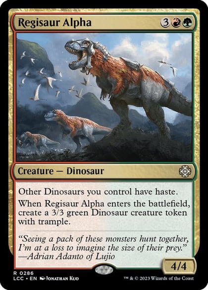 Regisaur Alpha, Commander: The Lost Caverns of Ixalan 286