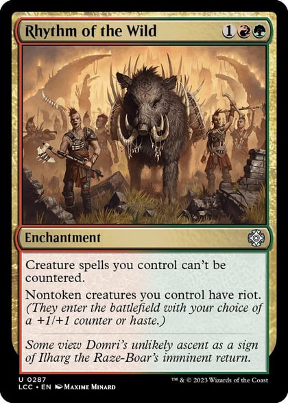 Rhythm of the Wild, Commander: The Lost Caverns of Ixalan 287