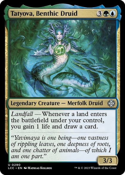 Tatyova, Benthic Druid, Commander: The Lost Caverns of Ixalan 290