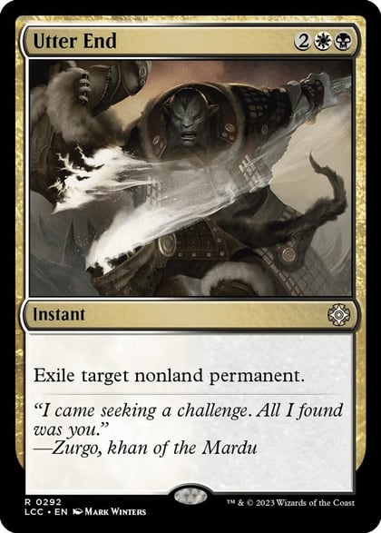 Utter End, Commander: The Lost Caverns of Ixalan 292