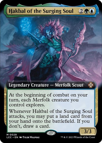 Hakbal of the Surging Soul (Extended Art), Commander: The Lost Caverns of Ixalan 29