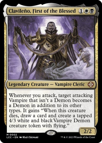 Clavileno, First of the Blessed, Commander: The Lost Caverns of Ixalan 2