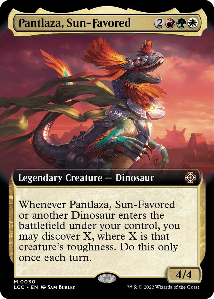Pantlaza, Sun-Favored (Extended Art), Commander: The Lost Caverns of Ixalan 30