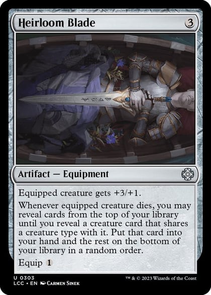 Heirloom Blade, Commander: The Lost Caverns of Ixalan 303