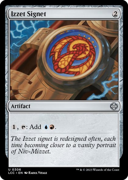 Izzet Signet, Commander: The Lost Caverns of Ixalan 306