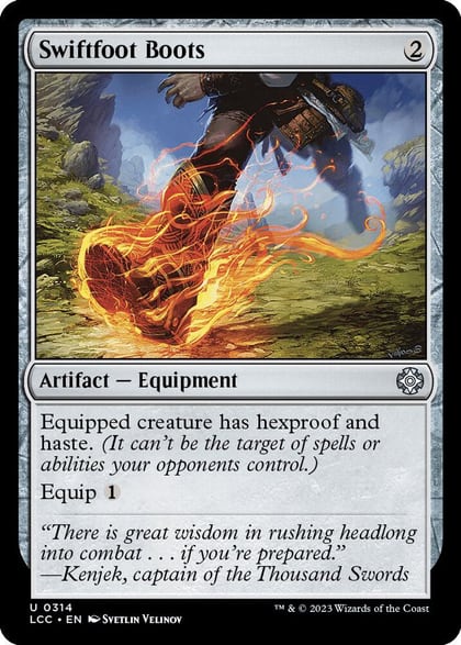 Swiftfoot Boots, Commander: The Lost Caverns of Ixalan 314