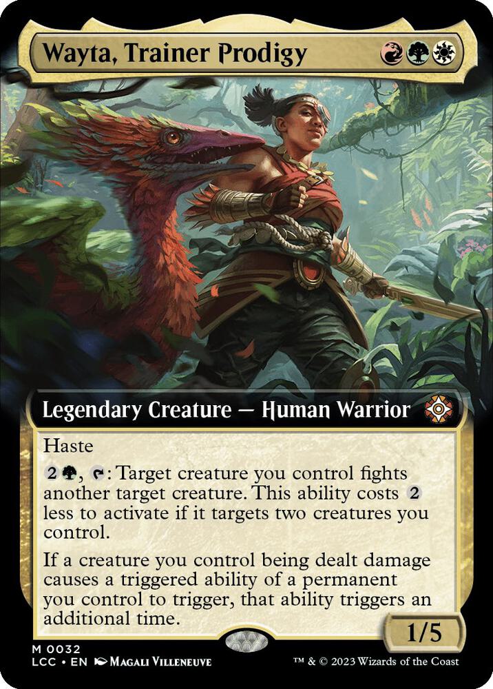 Wayta, Trainer Prodigy (Extended Art), Commander: The Lost Caverns of Ixalan 32